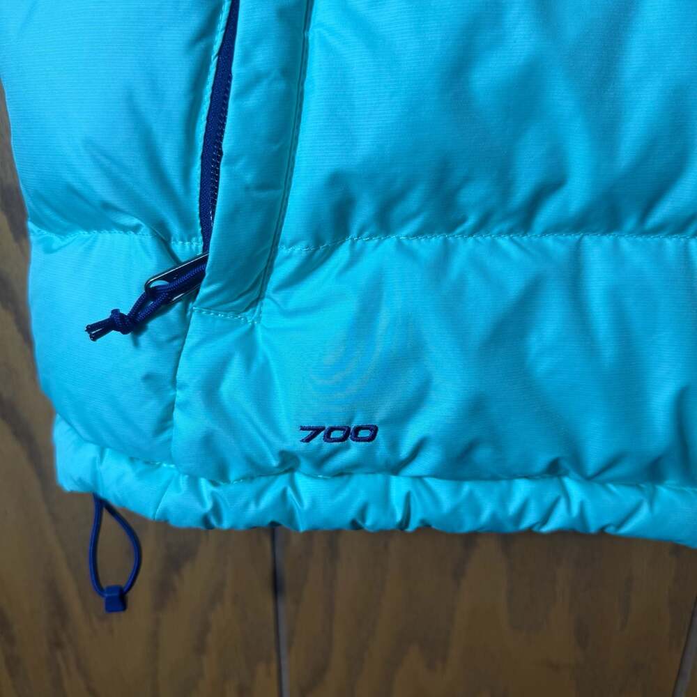 The North Face 700 Fill Down Puffer Vest Women's XL Mint Green - Picture 3 of 7